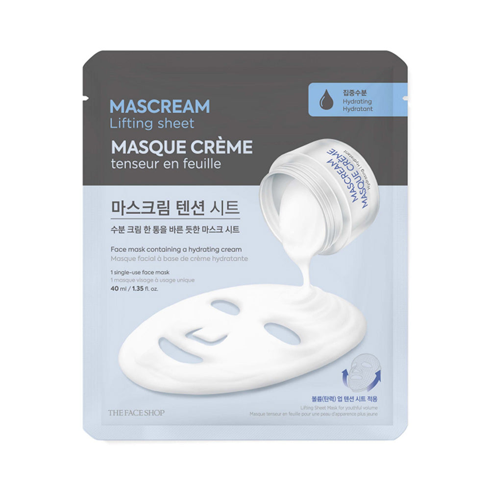 DEEPLY Hydrating Mascream Lifting Sheet Mask
