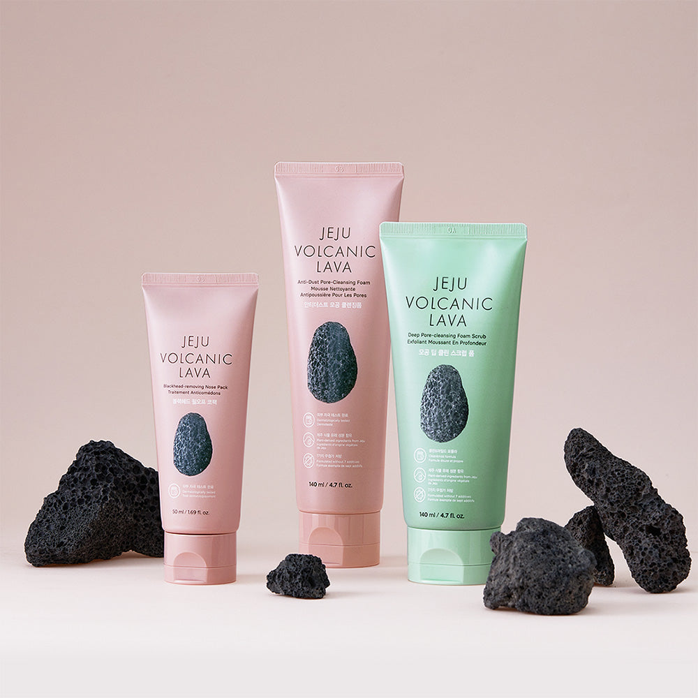 JEJU VOLCANIC LAVA Deep Pore Cleansing Foam Scrub