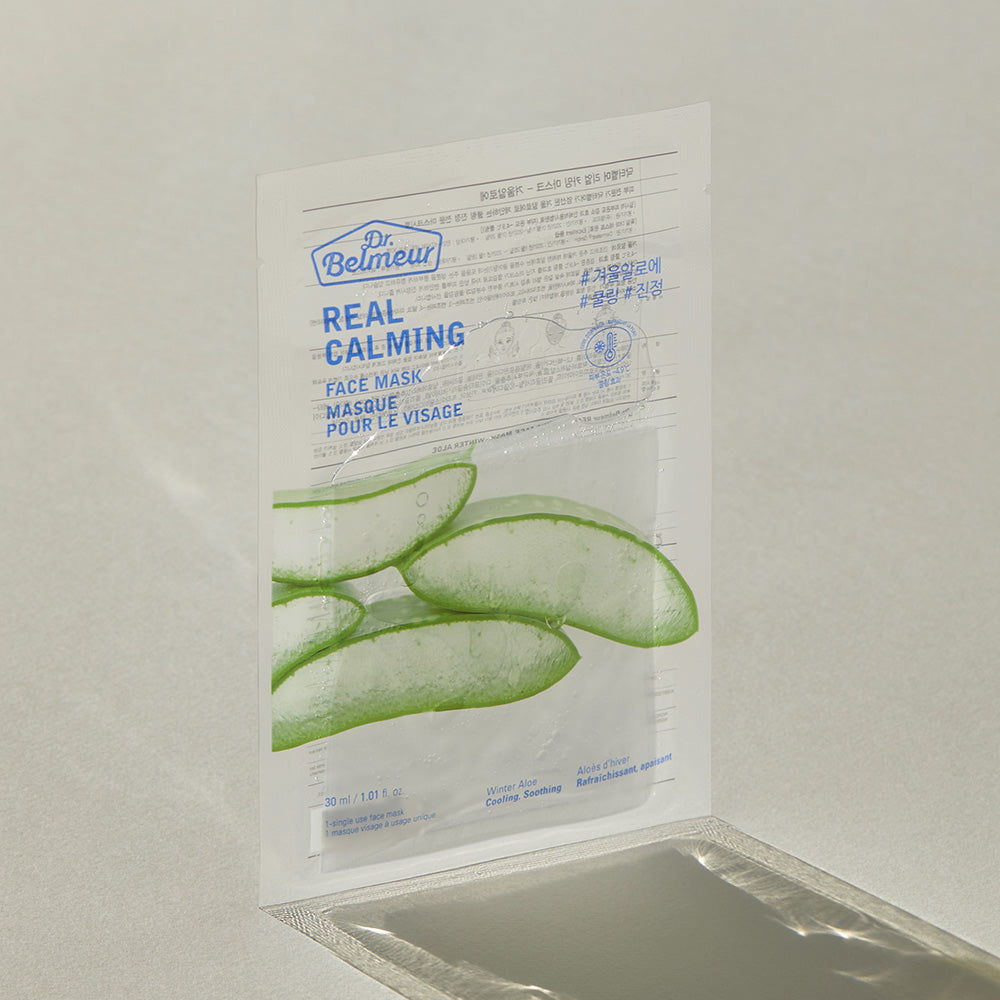 DR.BELMEUR Real Calming Face Mask - Winter Aloe