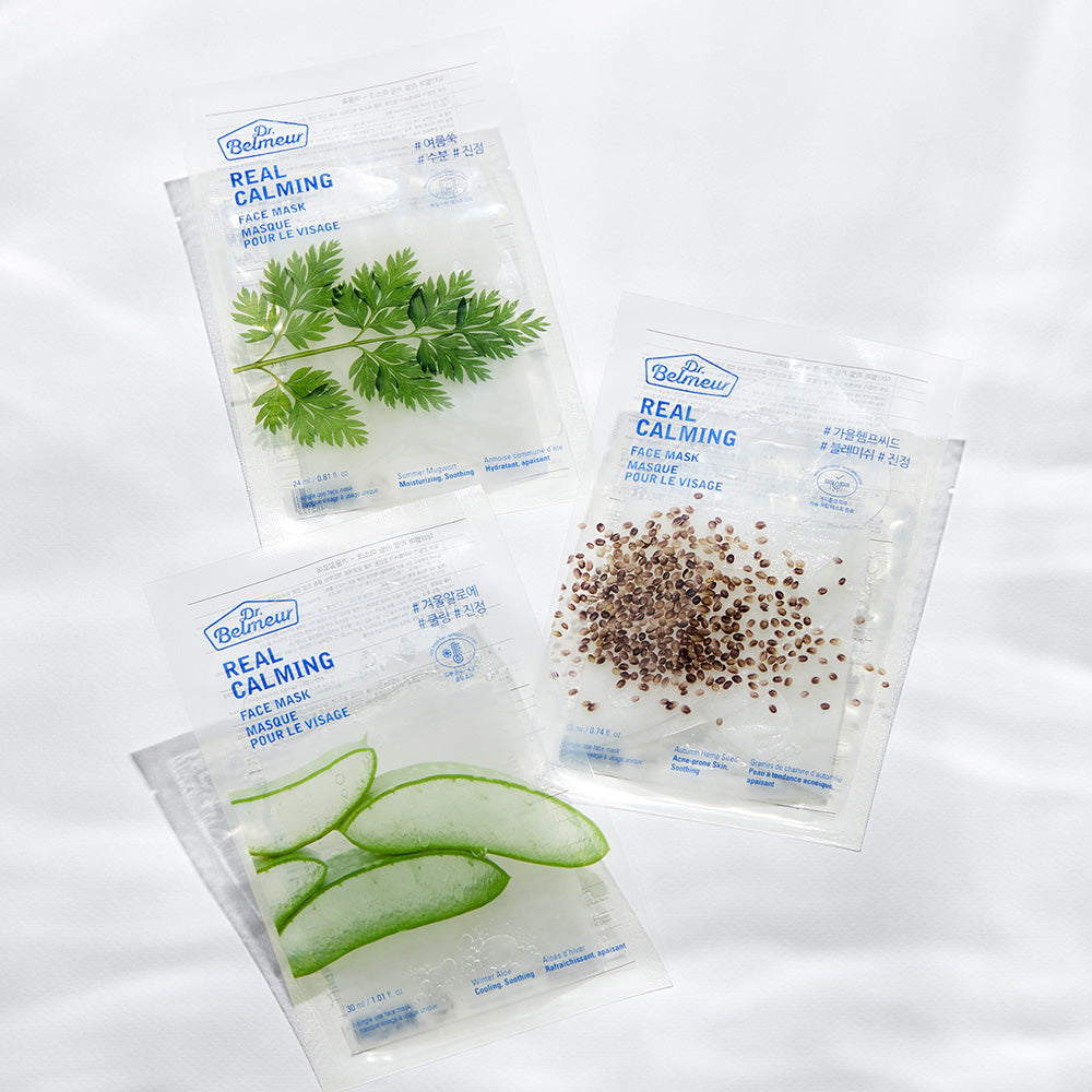 DR.BELMEUR Real Calming Face Mask - Winter Aloe