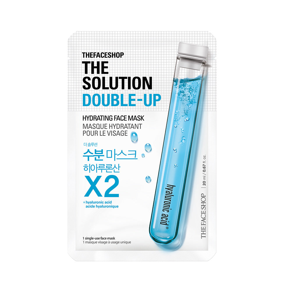 THE SOLUTION Double-Up Hydrating Face Mask