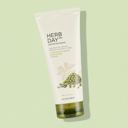 THEFACESHOP HERB DAY 365 MASTER BLENDING FACIAL FOAMING CLEANSER MUNGBEAN & MUGWORT - THEFACESHOP Australia